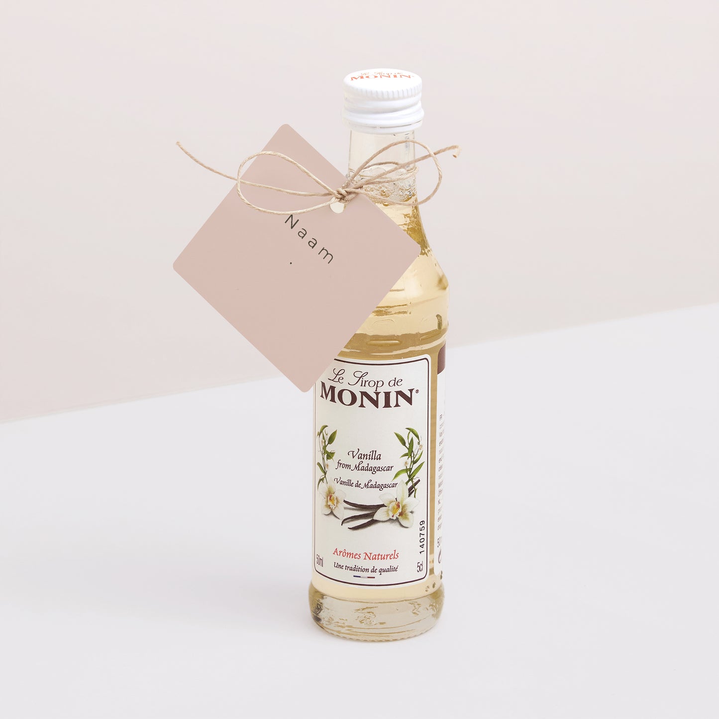 Cadeaulabel Huwelijk Vierkant Naakt Chic foto N° 3