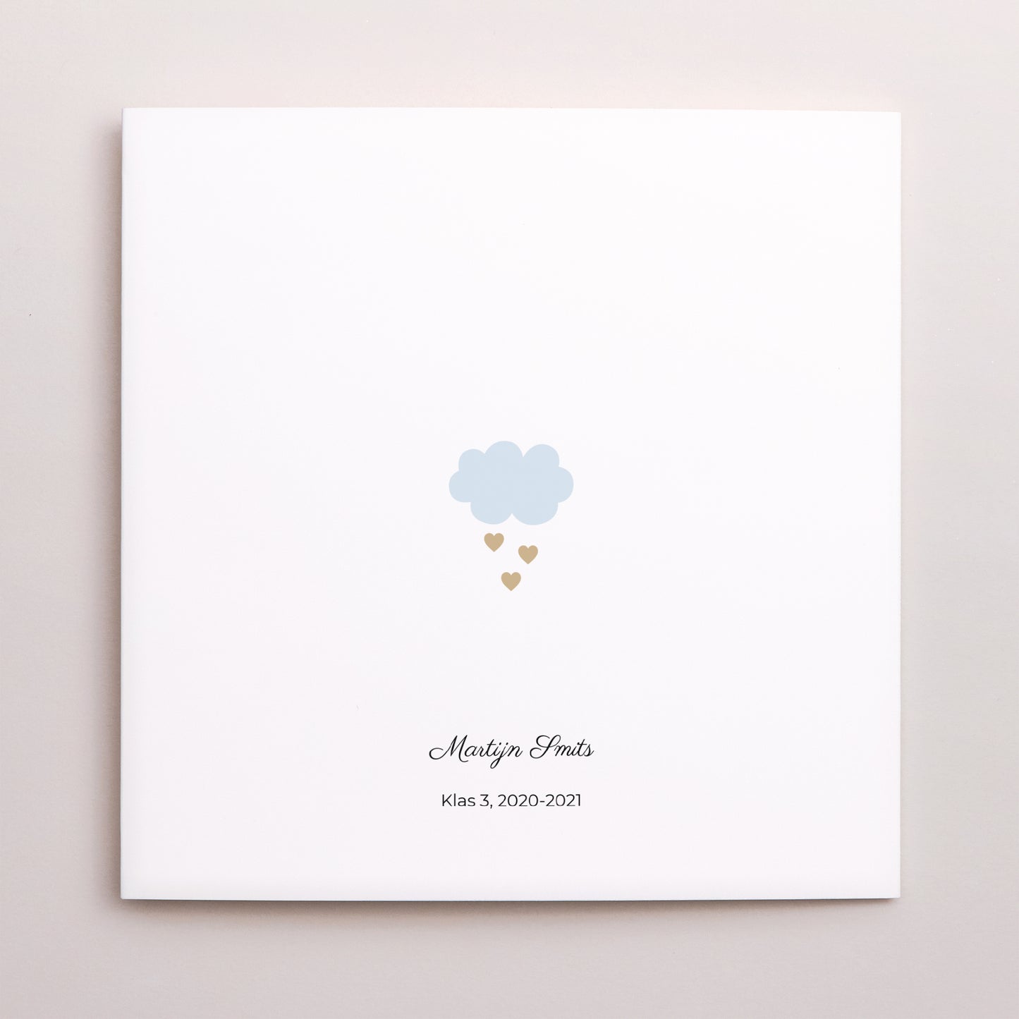 Uitnodigingskaart Objecten Dubbel vierluik Regenboogjongen foto N° 3