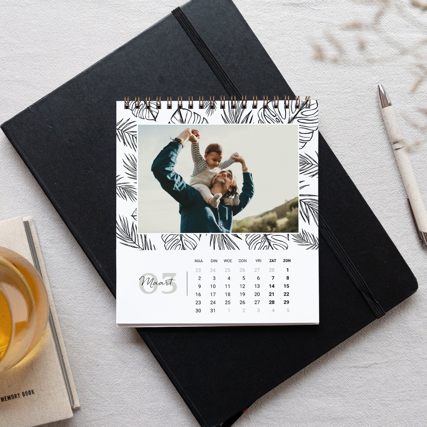 Kalender Eindejaar Bureau, ezel Schetsen foto N° 3