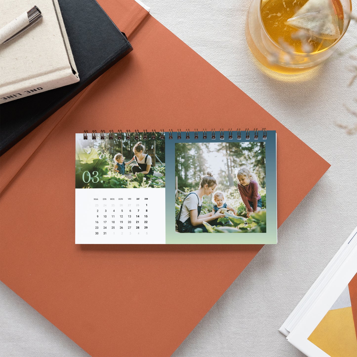 Kalender Eindejaar Kantoor, landschap Nieuwe avonturen foto N° 3