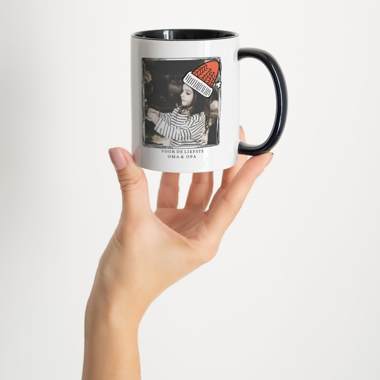 Mok Eindejaar Zwart Jolis Sapins foto N° 2