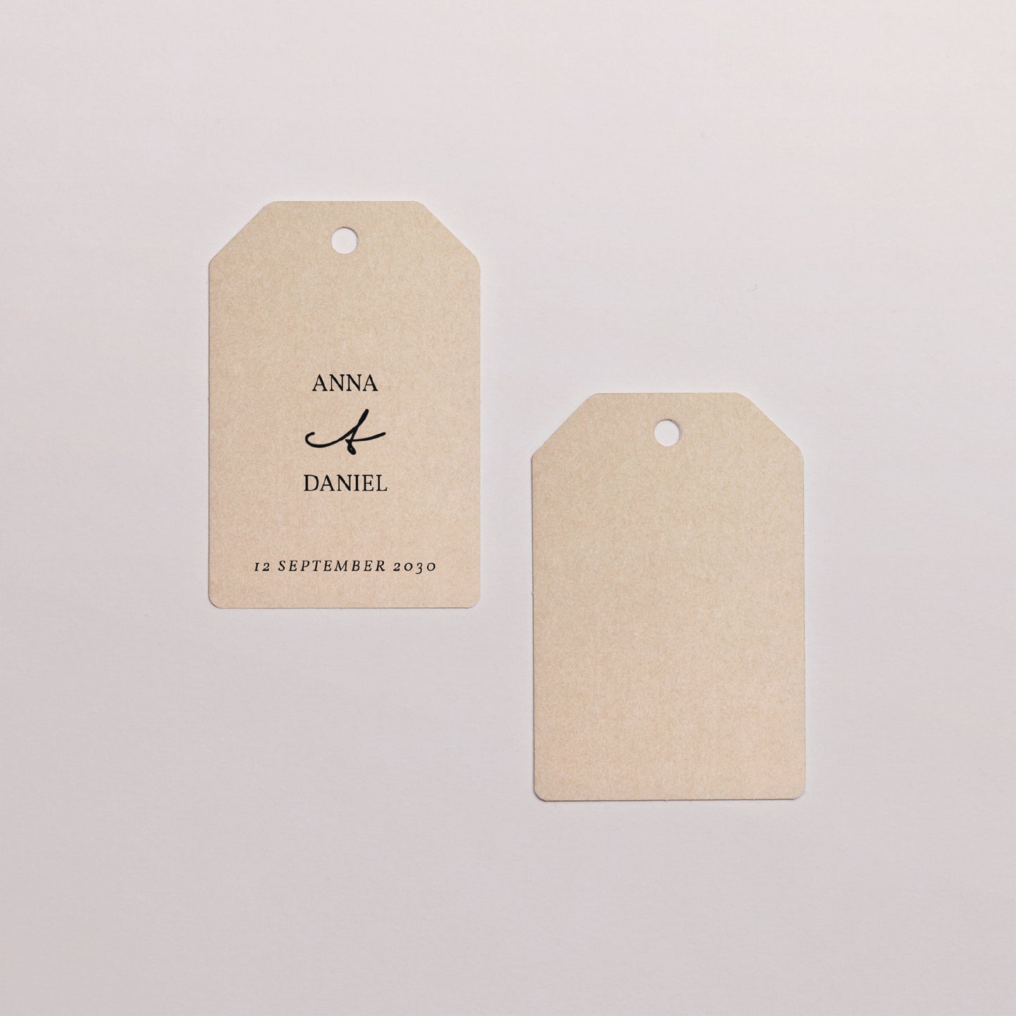 Cadeaulabel Huwelijk Vlag Landelijke twijgen foto N° 1