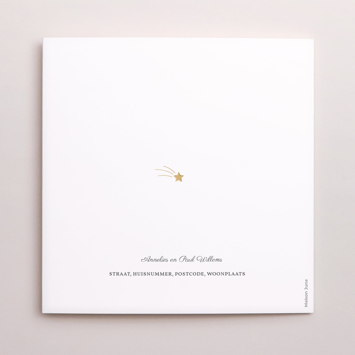 Uitnodigingskaart Overlijden Dubbel vierluik Roze sterrengewelf foto N° 3