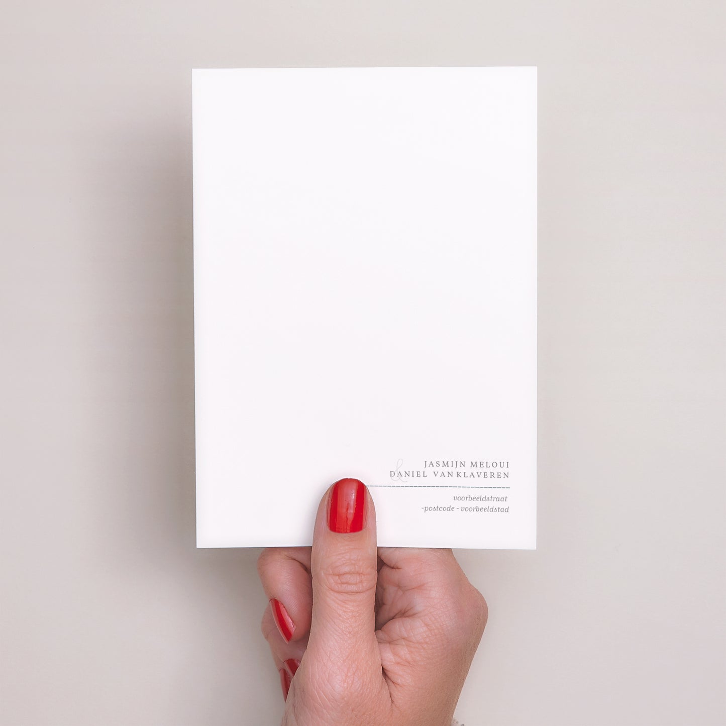 Save the date kaart Huwelijk Portret Eucalyptus foto N° 3