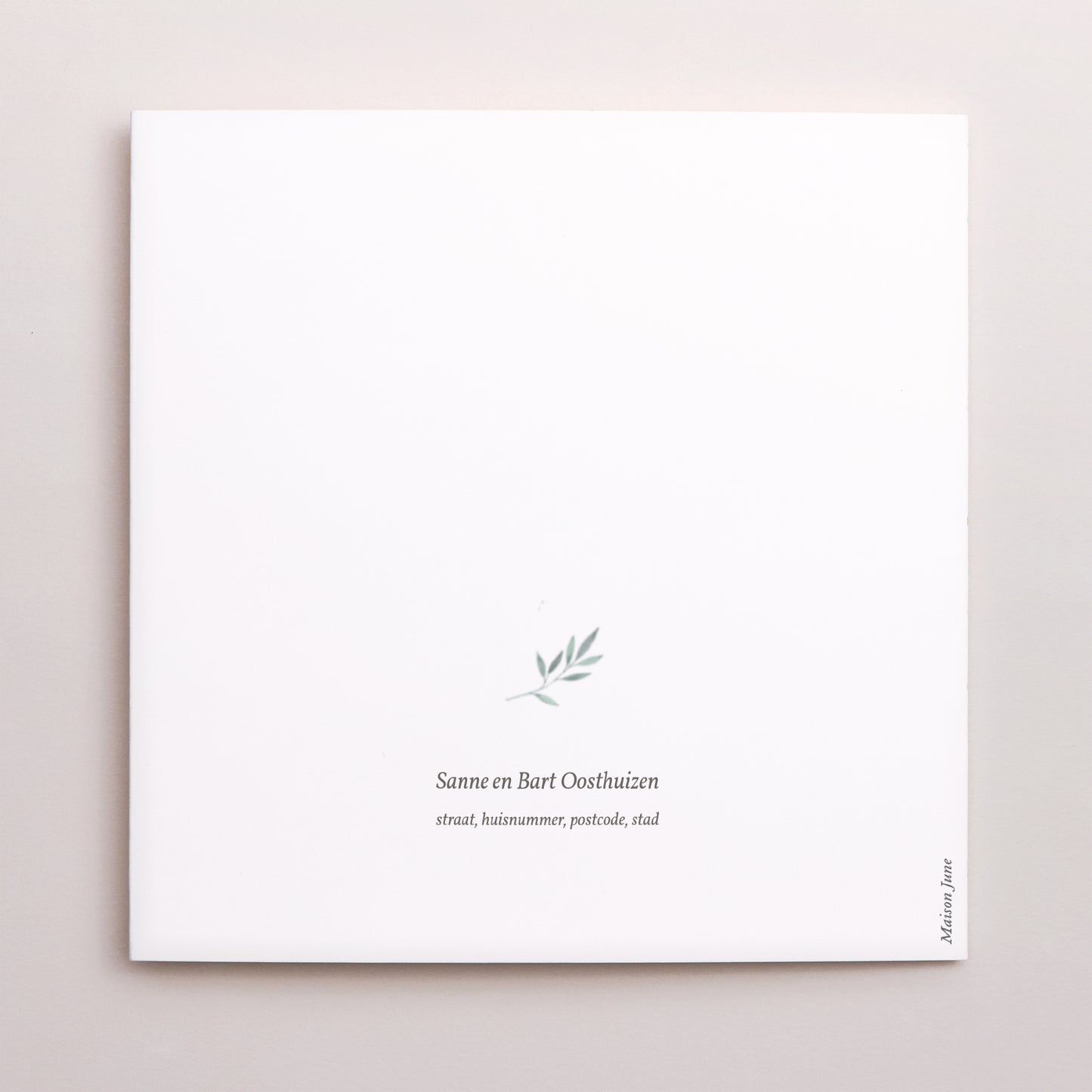 Uitnodigingskaart Geboorte Drieluiks vensteropening Noël Vrijheid foto N° 3