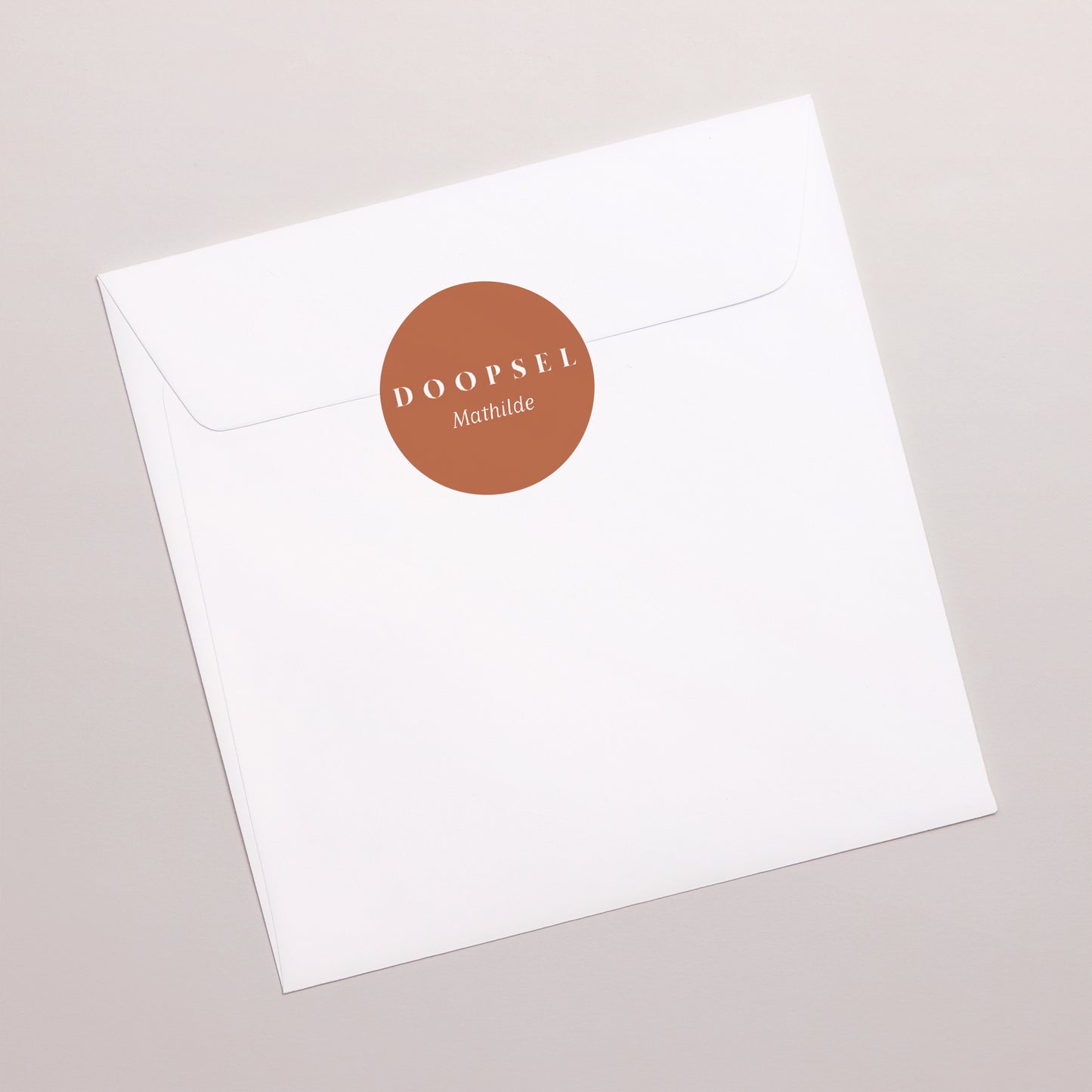 Sticker Doop Cirkel Vintage bloem foto N° 3