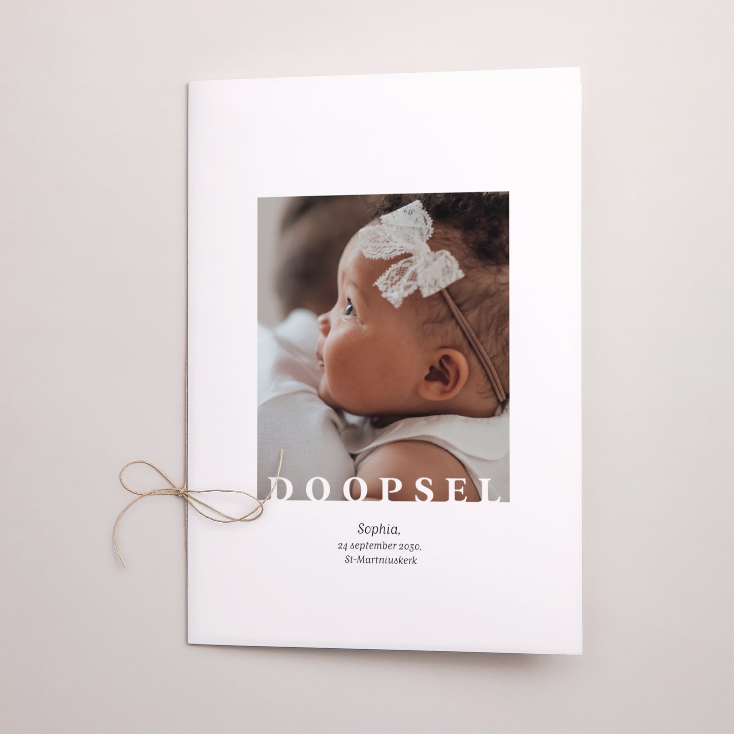 Kerkboekje Doop Dubbele deur grafisch foto N° 1