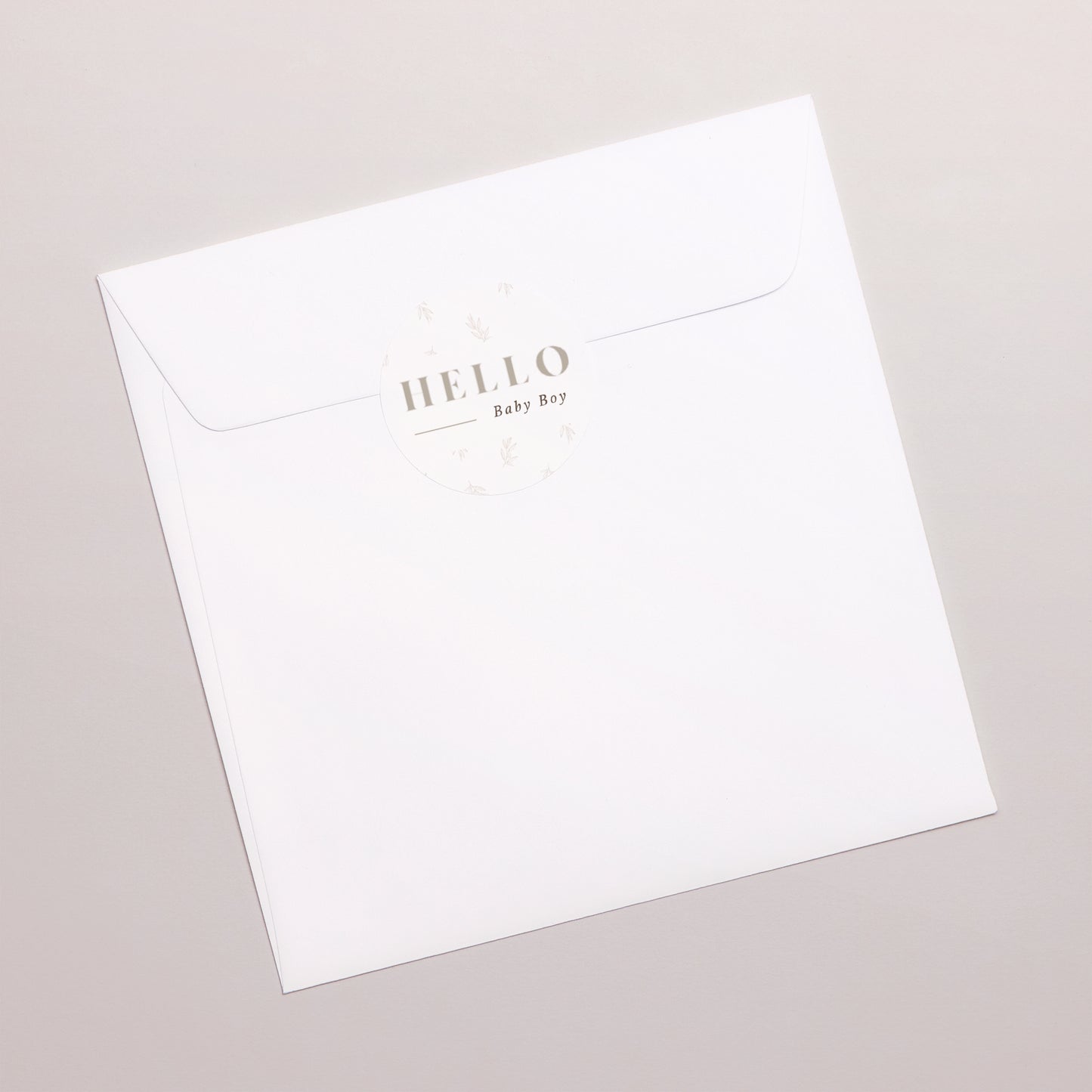 Sticker Geboorte Cirkel Bruine olijfboom foto N° 3