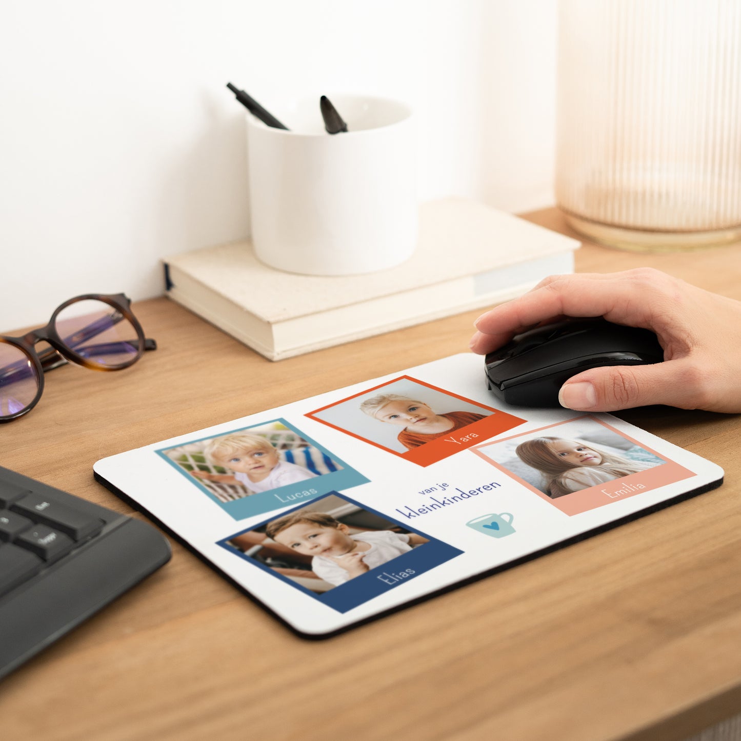 Muismat Eindejaar Rechthoek Mooie kerstvectoren foto N° 2