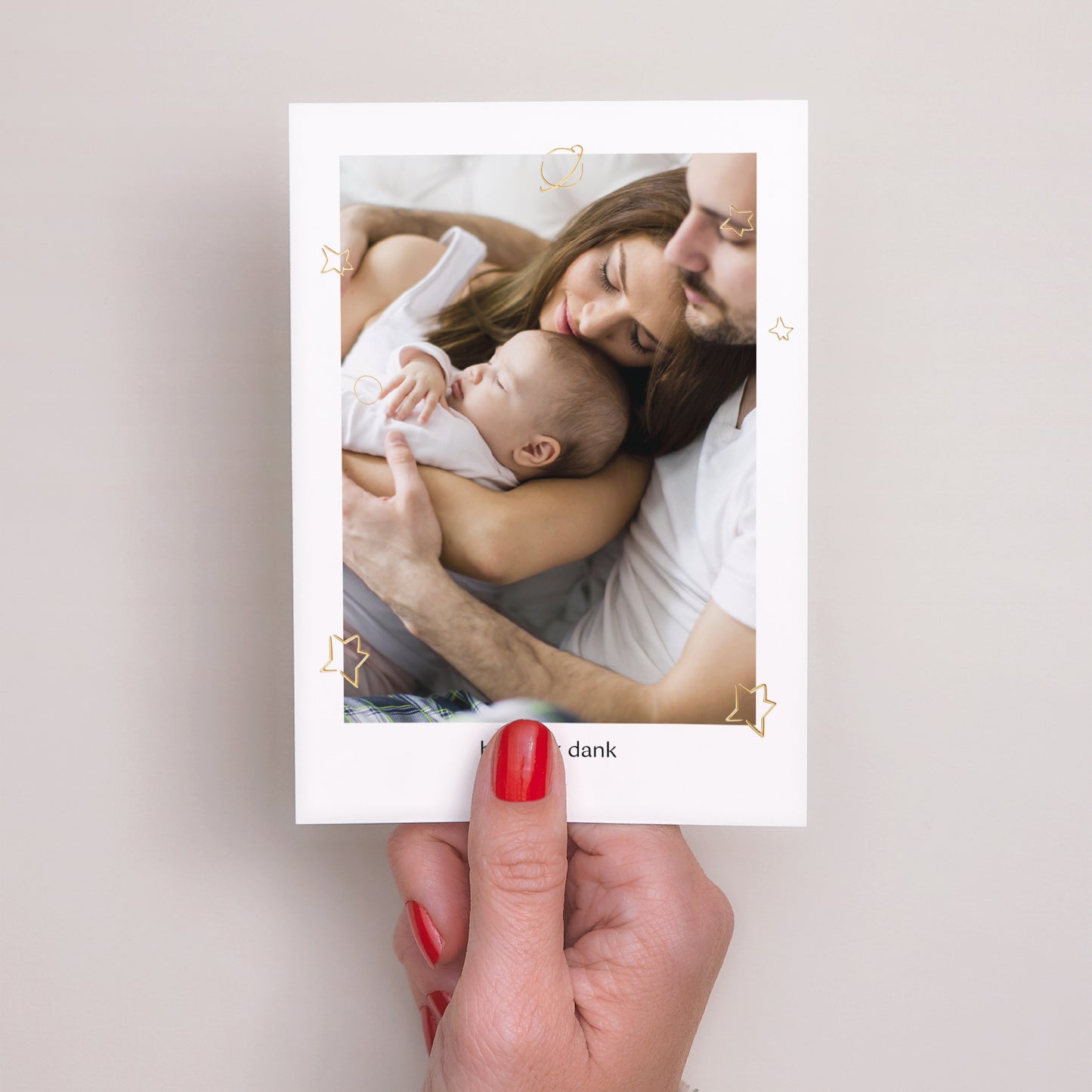 Bedankkaart Geboorte Portret Ik zal je temmen, zegt De Kleine Prins foto N° 2