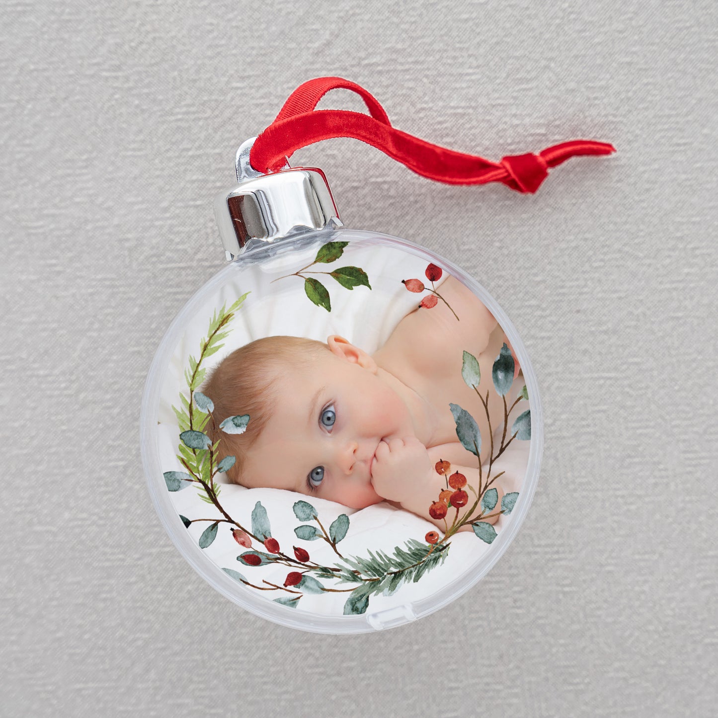 Kerstbal Eindejaar Ronde Kerstkrans III foto N° 2