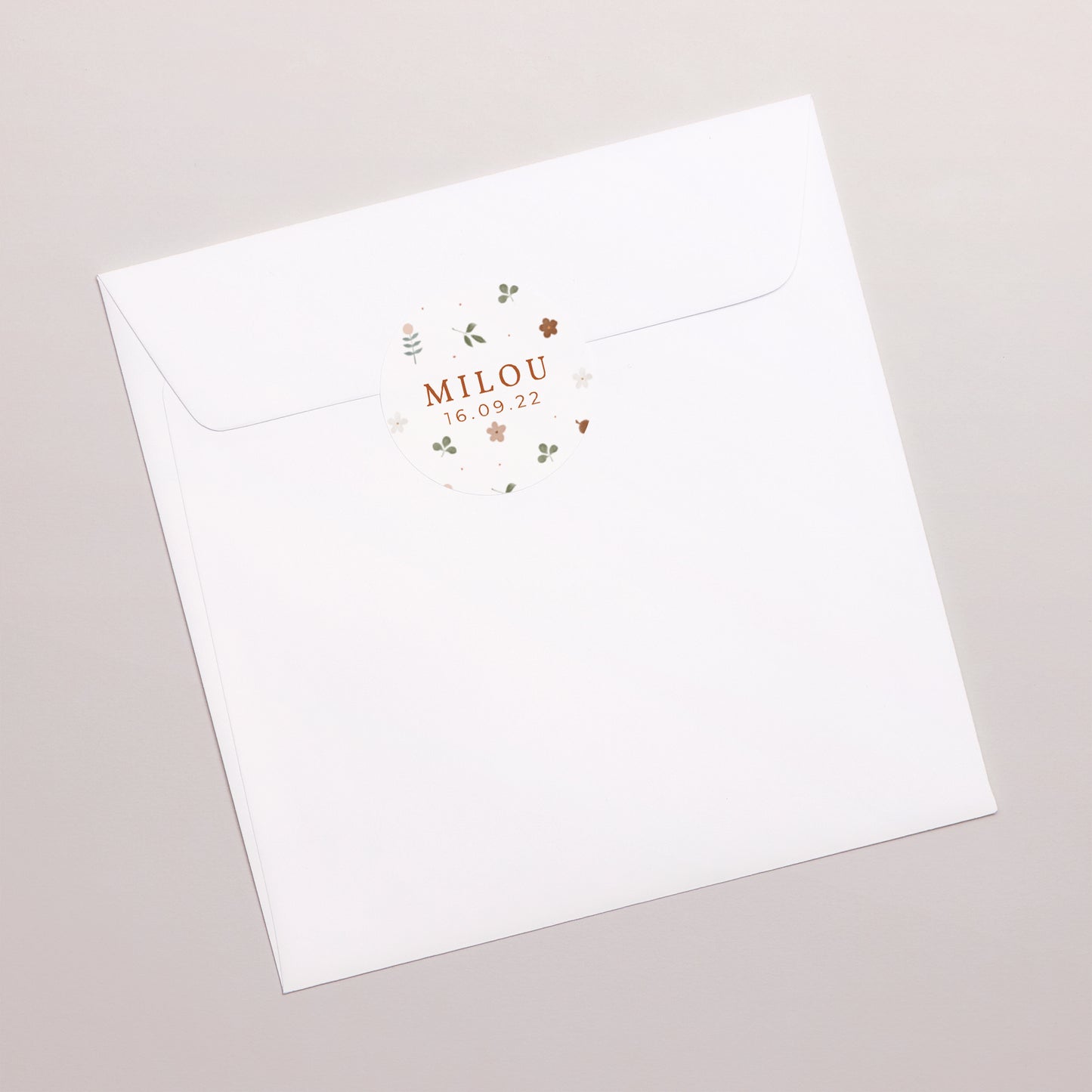 Sticker Geboorte Cirkel Tendance sylvestre foto N° 3