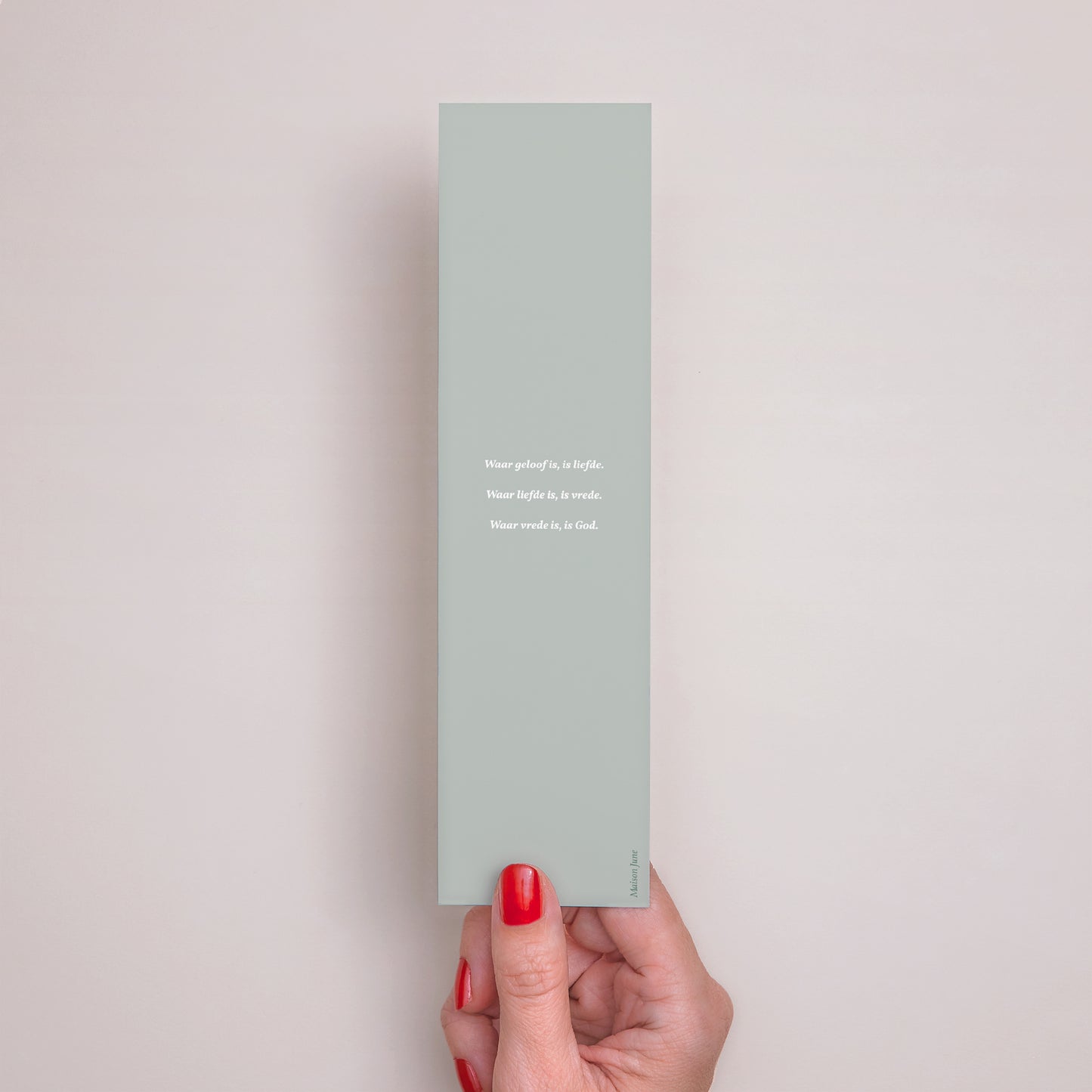 Boekenlegger Doop Bladwijzer foto N° 3