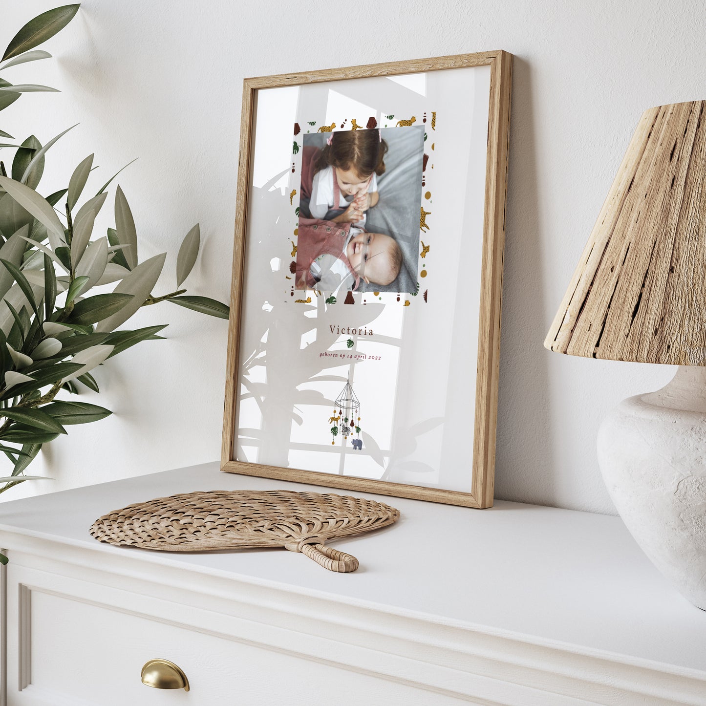 Poster Geboorte Portret Mobiele safari foto N° 5