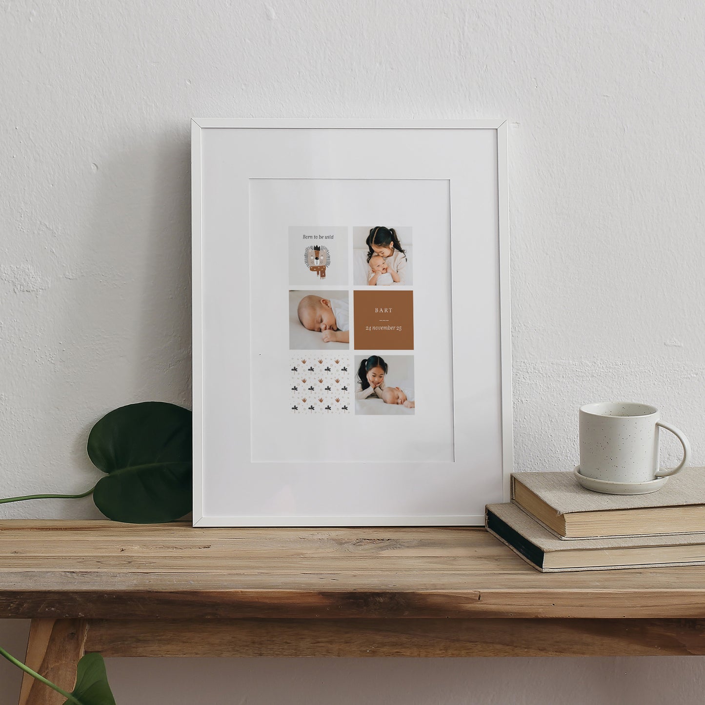 Poster Geboorte Portret Koning van de Jungle foto N° 3