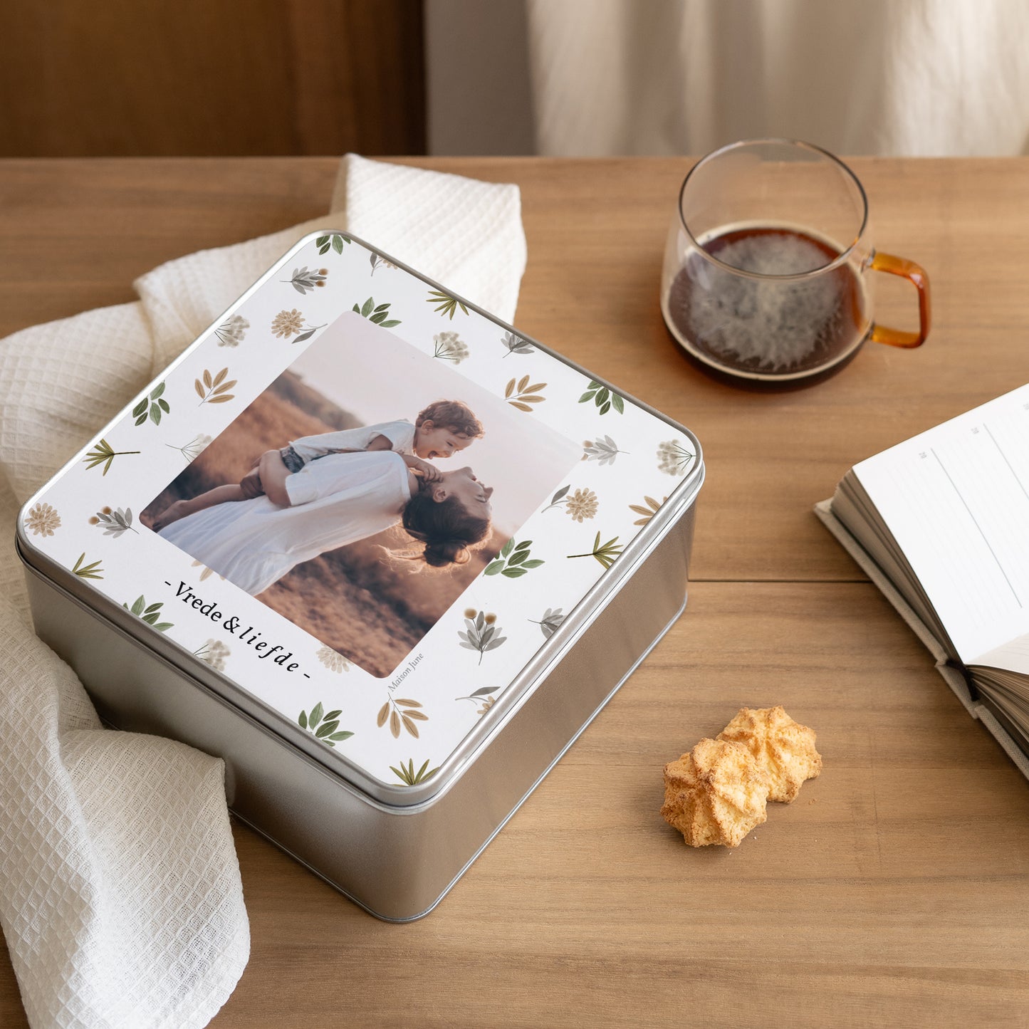 Metalen doos Objecten Vierkant Sweet Christmas Box foto N° 2