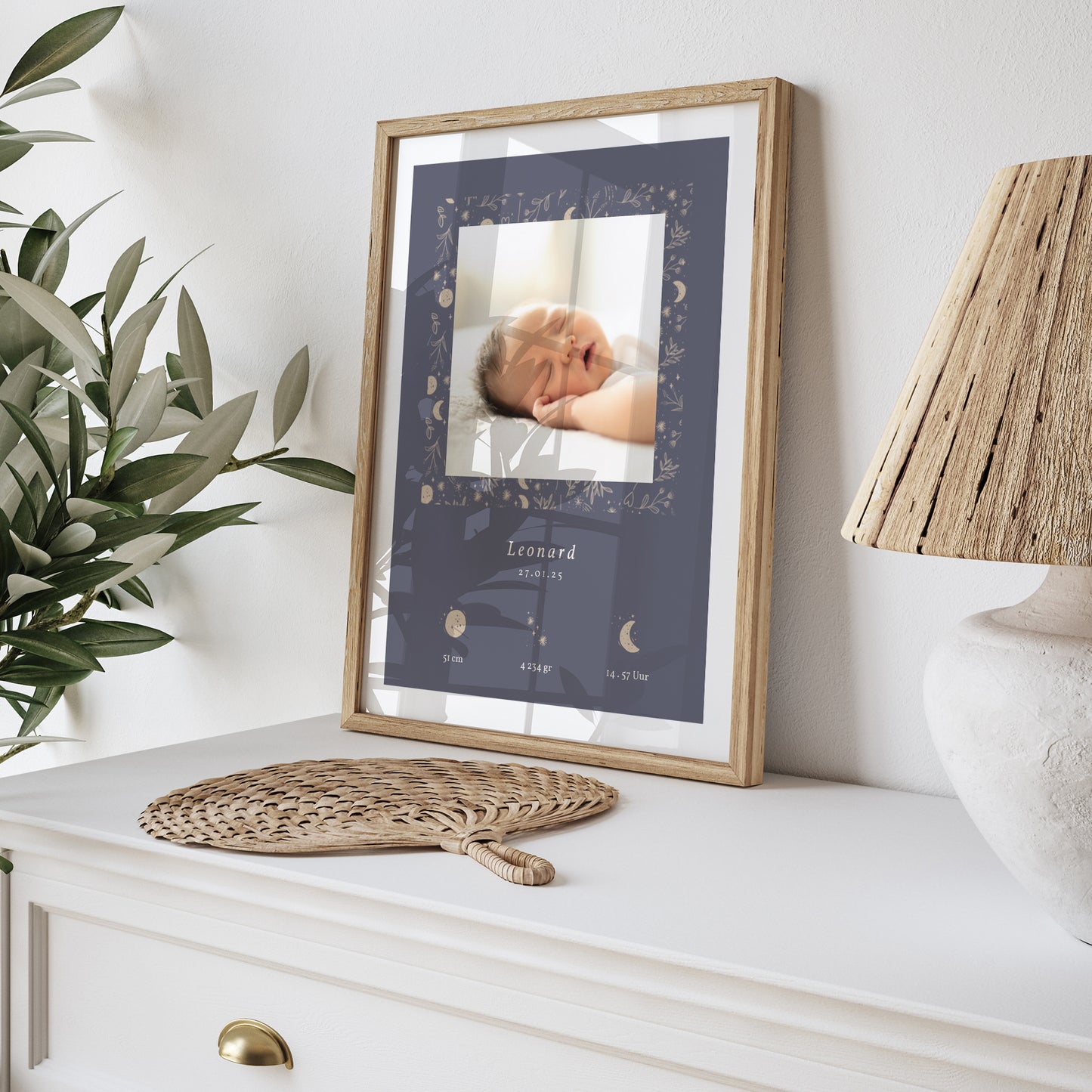 Poster Geboorte Portret Naos foto N° 5