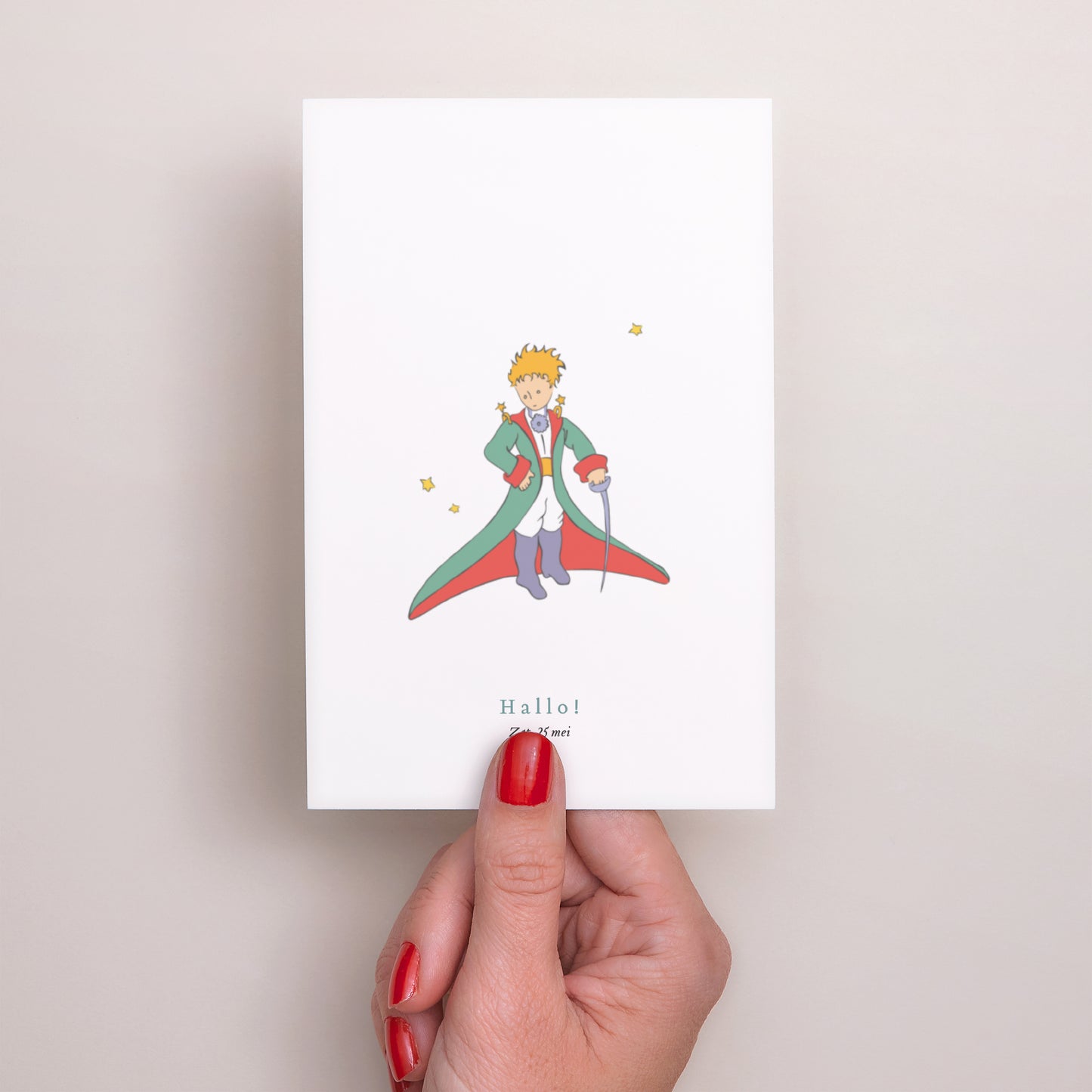 Uitnodigingen Kinderverjaardag Portret De Kleine Prins Creaties Jongens foto N° 2
