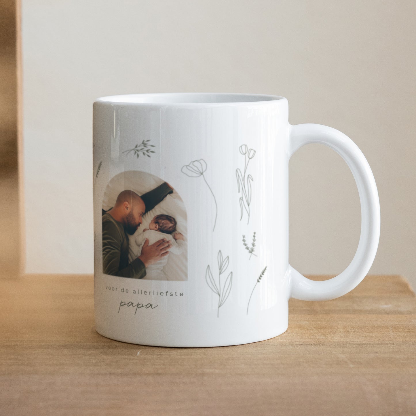 Mok Objecten Wit Papa's kleine herbarium foto N° 1