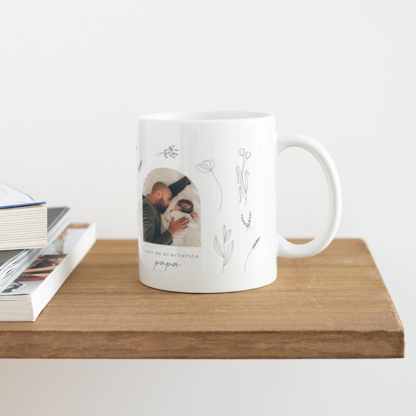 Mok Objecten Wit Papa's kleine herbarium foto N° 4
