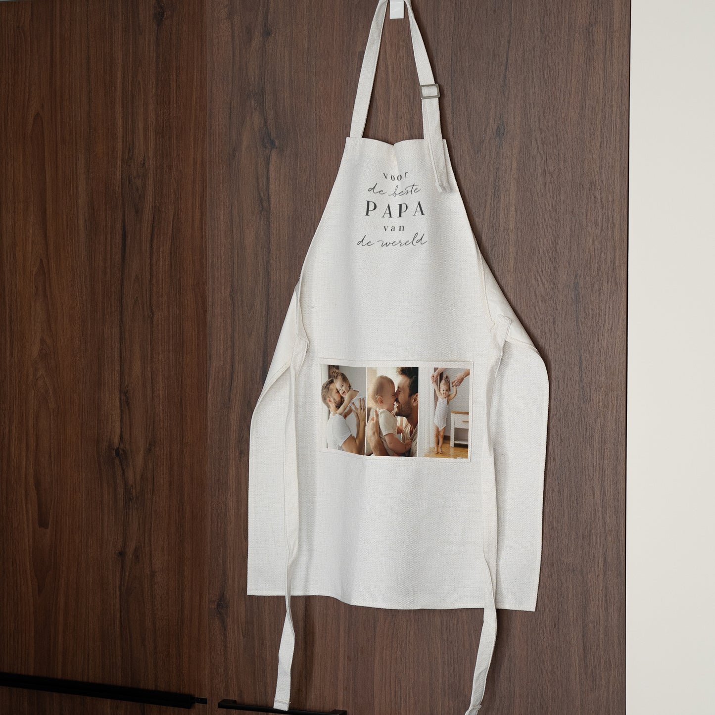 Schort Objecten Natuurlijk beige De beste vader ter wereld foto N° 2