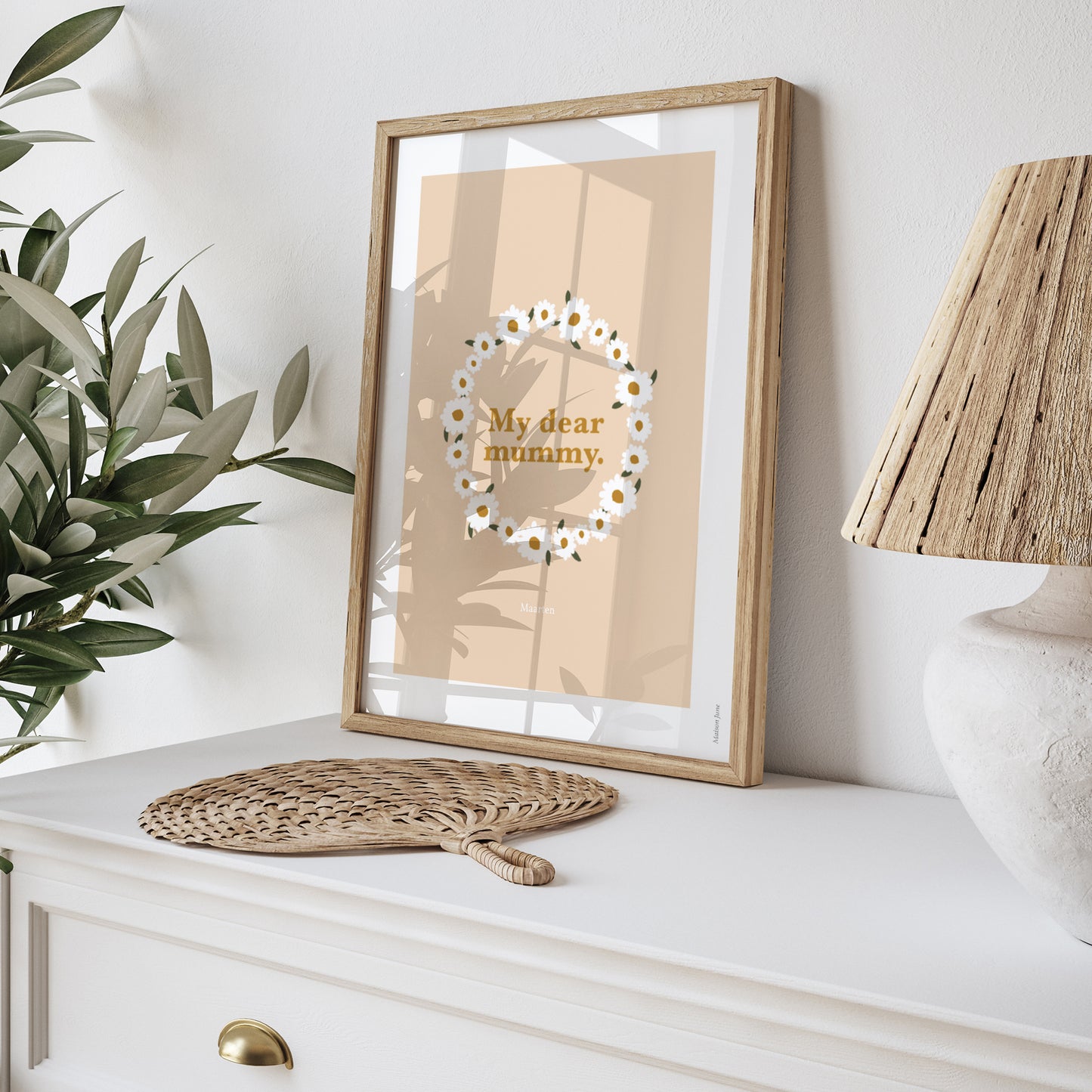 Poster Objecten Portret Mama lief VI foto N° 5