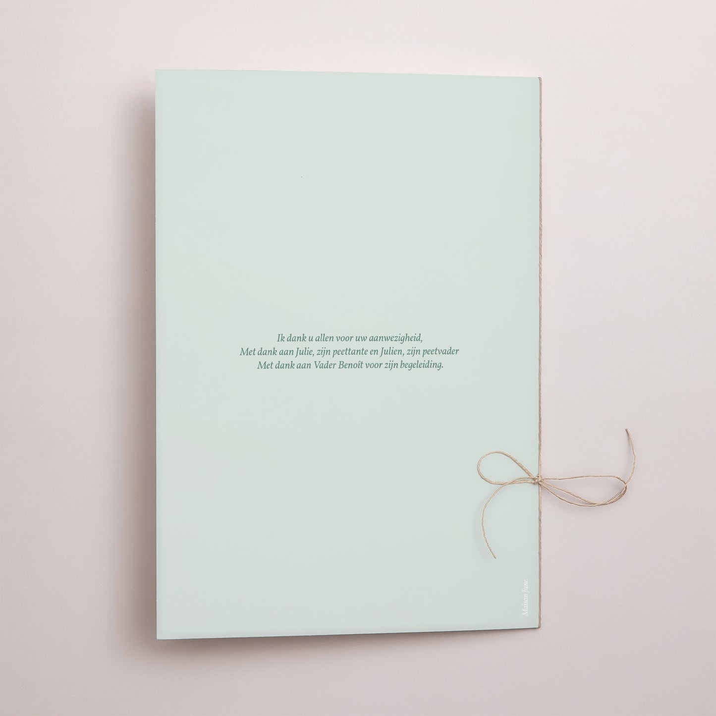 Kerkboekje Doop Dubbele deur Madeliefjes, jongen foto N° 3