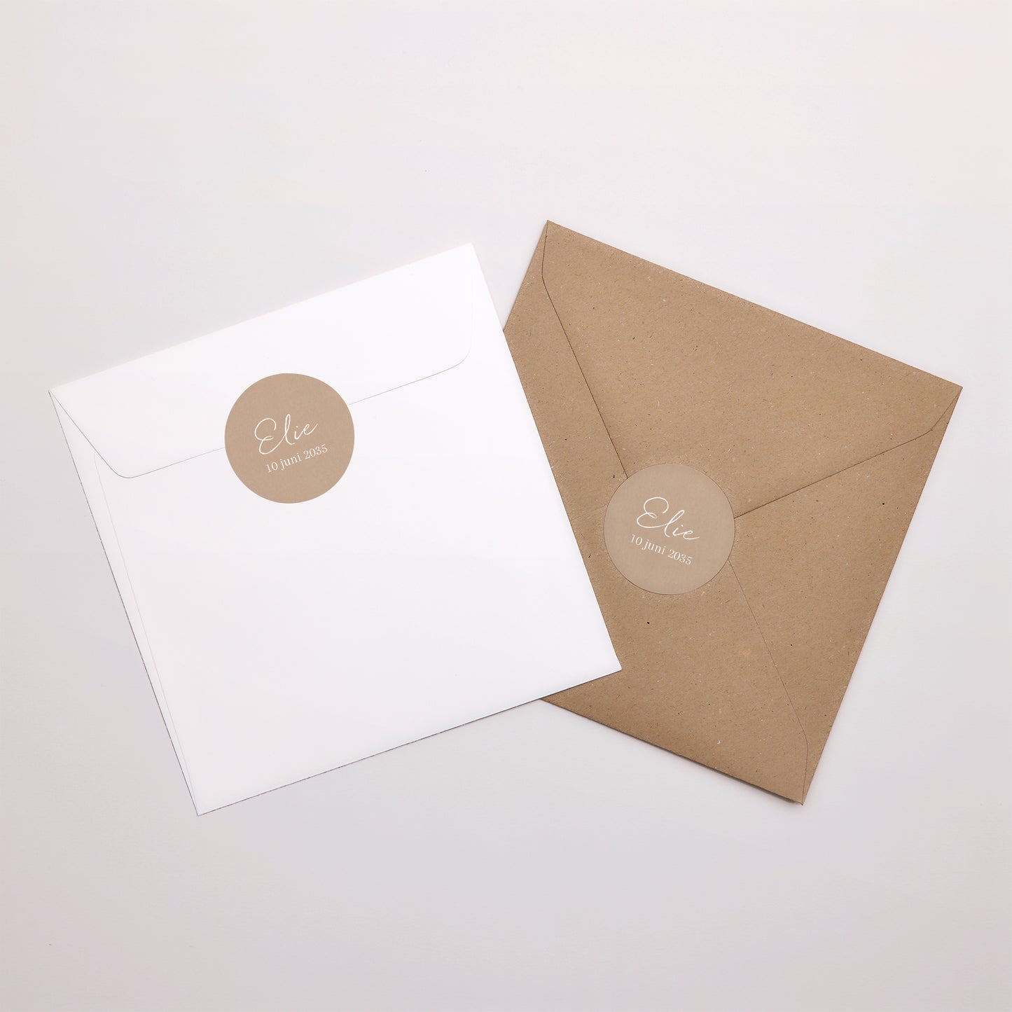 Sticker Geboorte Cirkel Natuurlijk kraftportret foto N° 3