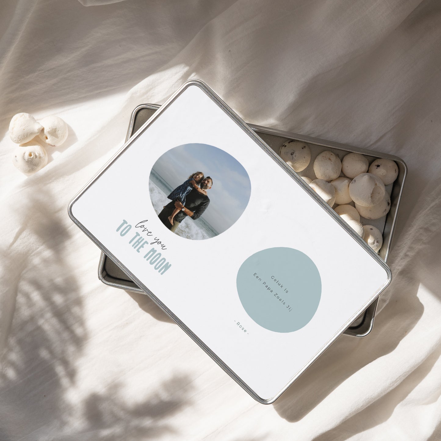 Metalen doos Objecten Rechthoek Naar de maan III foto N° 1