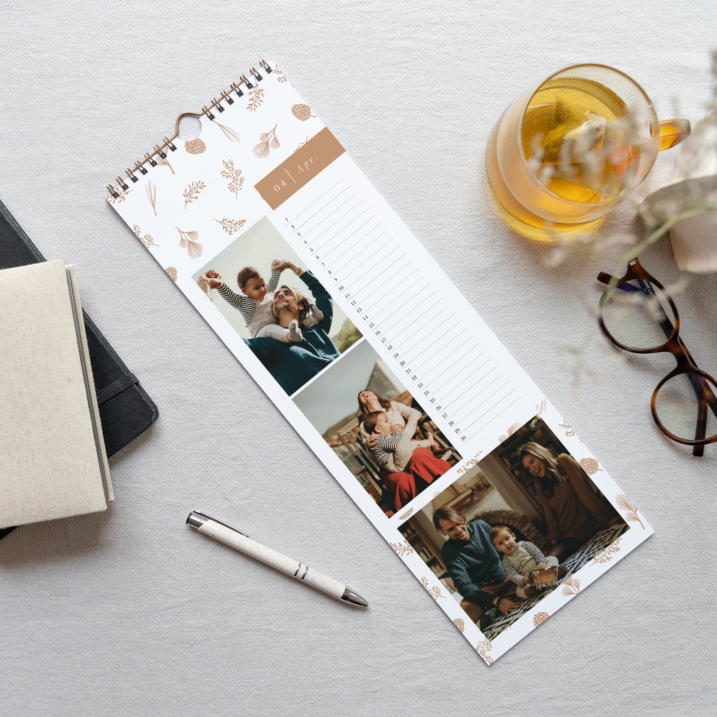 Kalender Eindejaar Perpetueel Brins d'Hiver foto N° 3