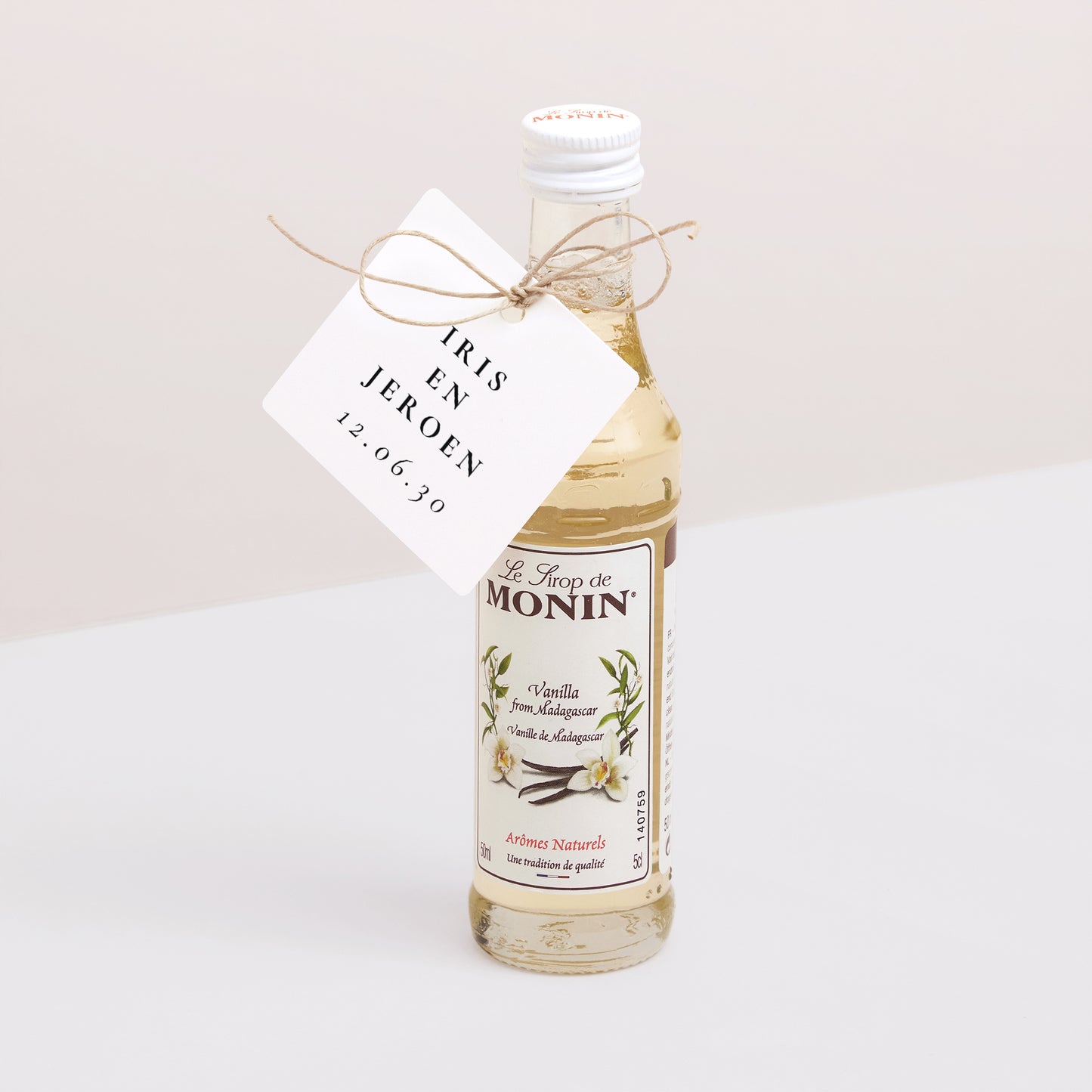 Cadeaulabel Huwelijk Vierkant Foto foto N° 3
