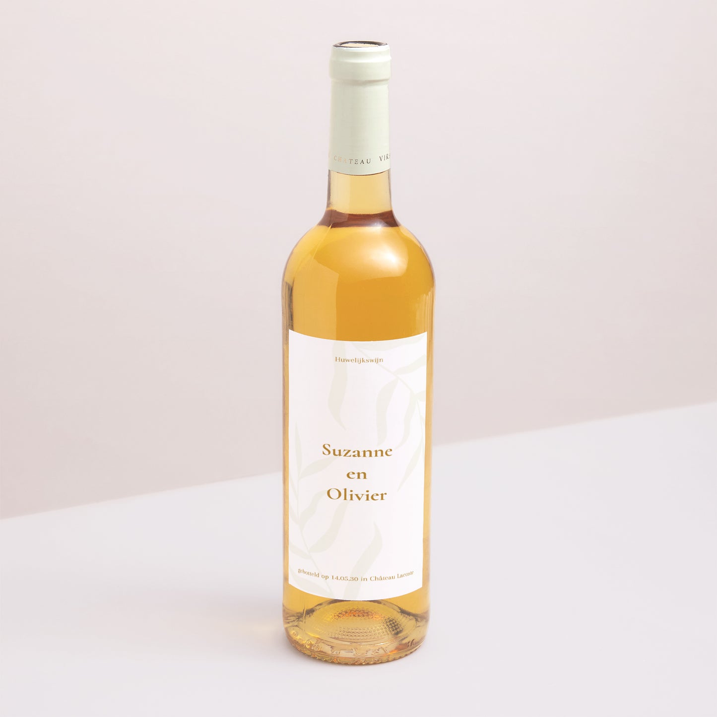 Flesetiket Huwelijk Portret Bohème Chic foto N° 1