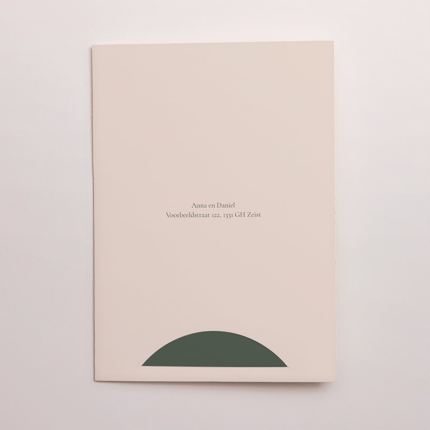 Uitnodigingskaart Huwelijk Map 2 kaarten De vereniging van de olijfboom foto N° 4