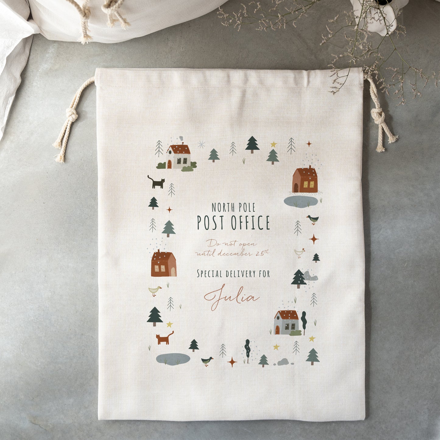 Opbergzak Objecten Groot formaat Kerstdorp foto N° 2