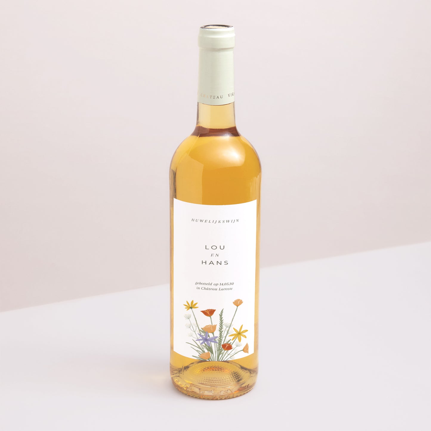 Flesetiket Huwelijk Portret foto N° 1