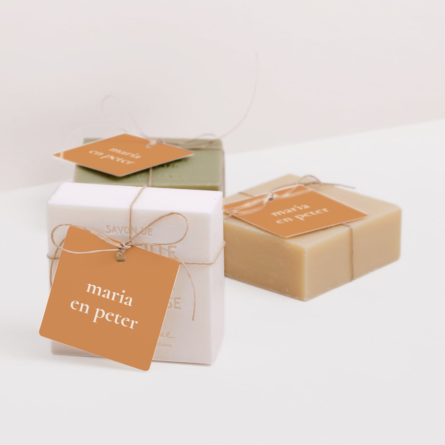Cadeaulabel Huwelijk Vierkant foto N° 2