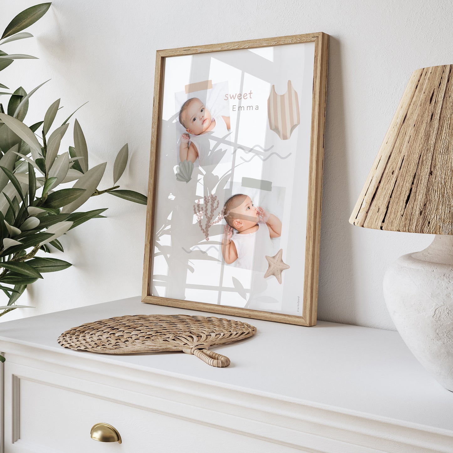 Poster Geboorte Portret Kogeljournaal Zomer foto N° 5