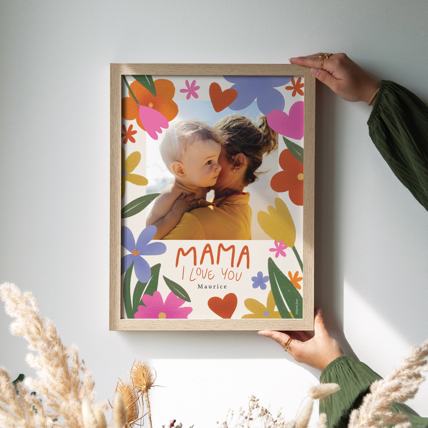 Poster Objecten Portret Mama van Liefde II foto N° 2