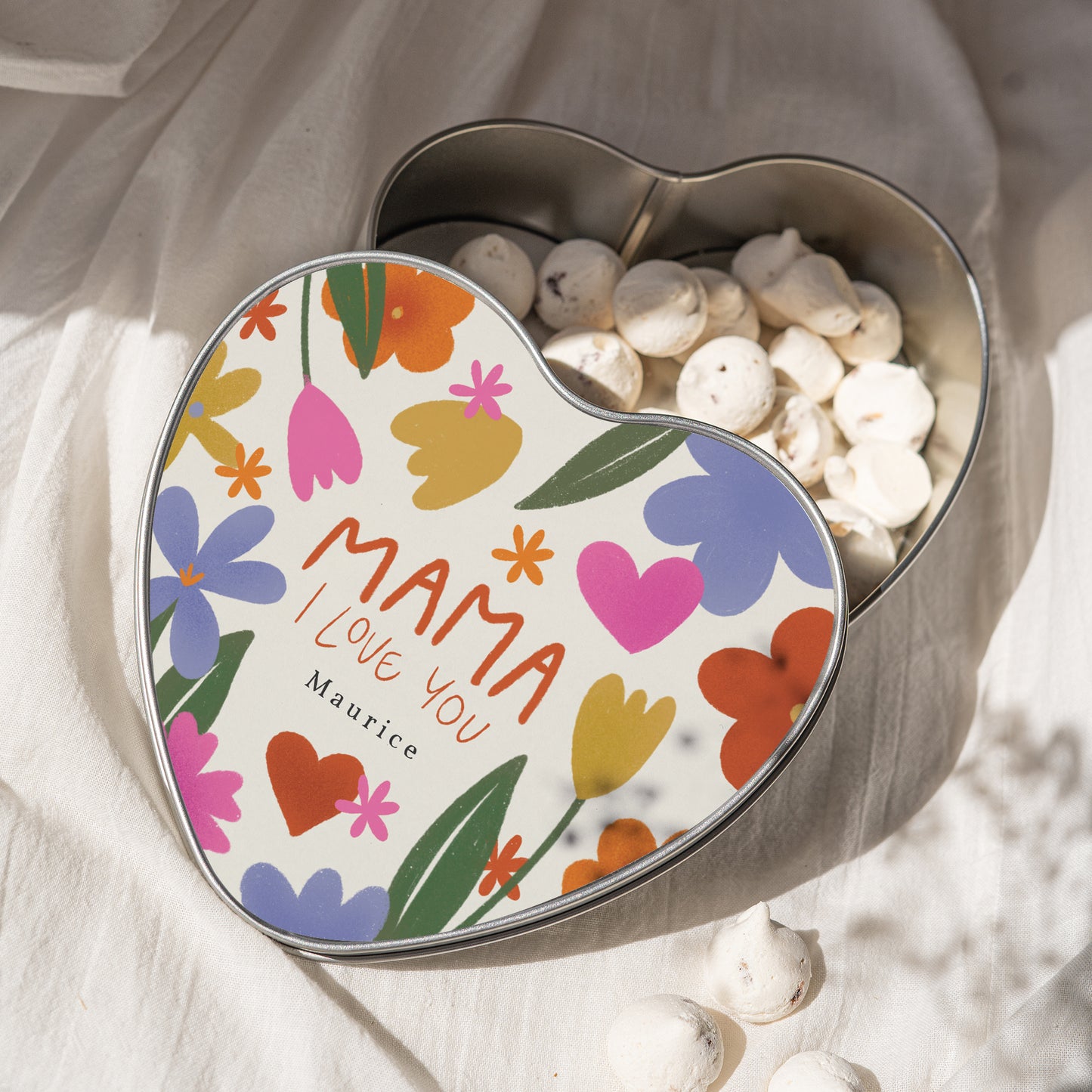 Metalen doos Objecten Hart Mama van Liefde II foto N° 2