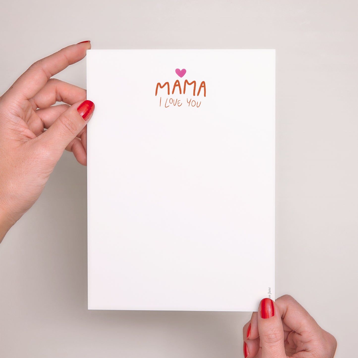 Kaart Objecten Portret Mama van Liefde II foto N° 3