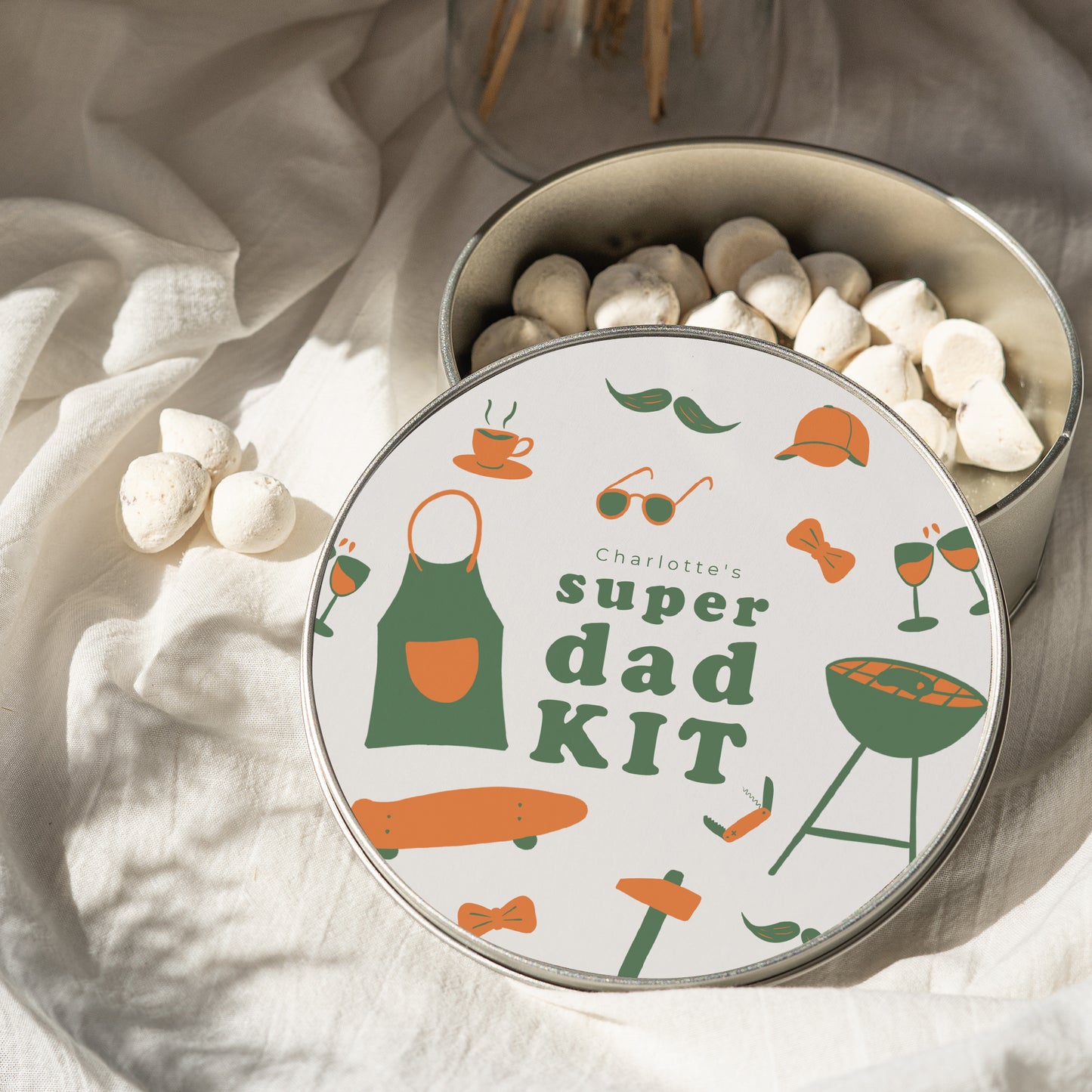 Metalen doos Objecten Ronde Super papa kit foto N° 2