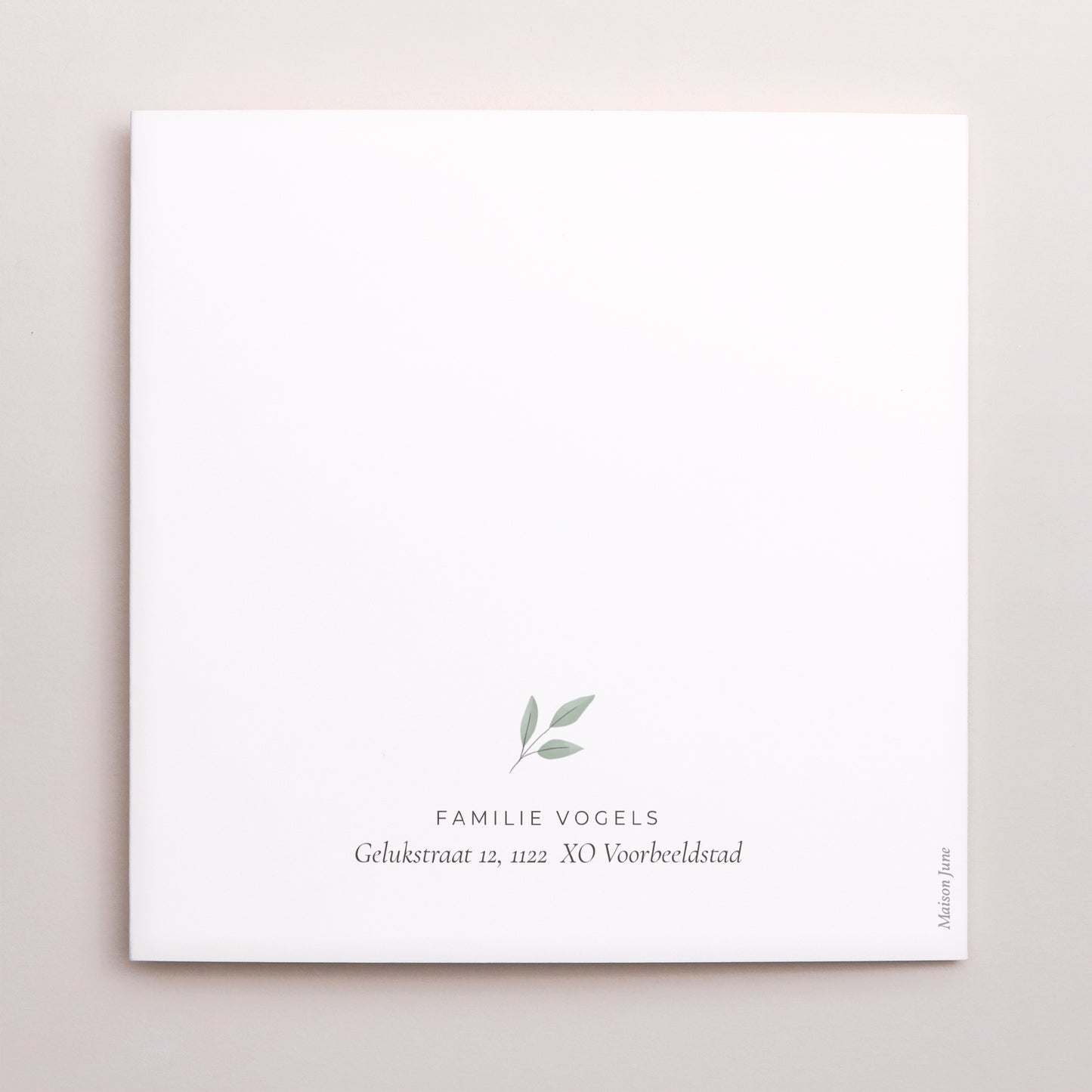 Uitnodigingskaart Geboorte Drieluiks vensteropening Zachte aquarellen foto N° 3