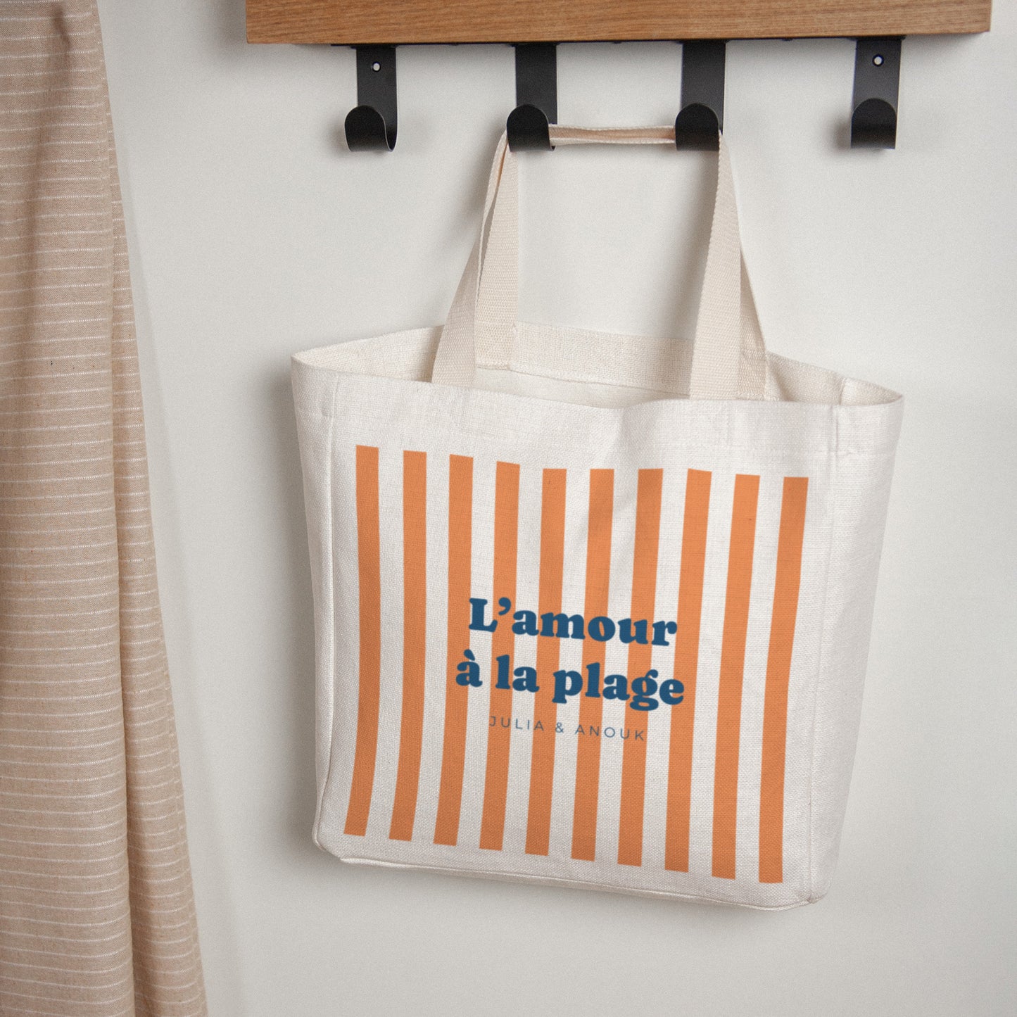 Tote Bag Objecten Handgreep van canvas foto N° 1