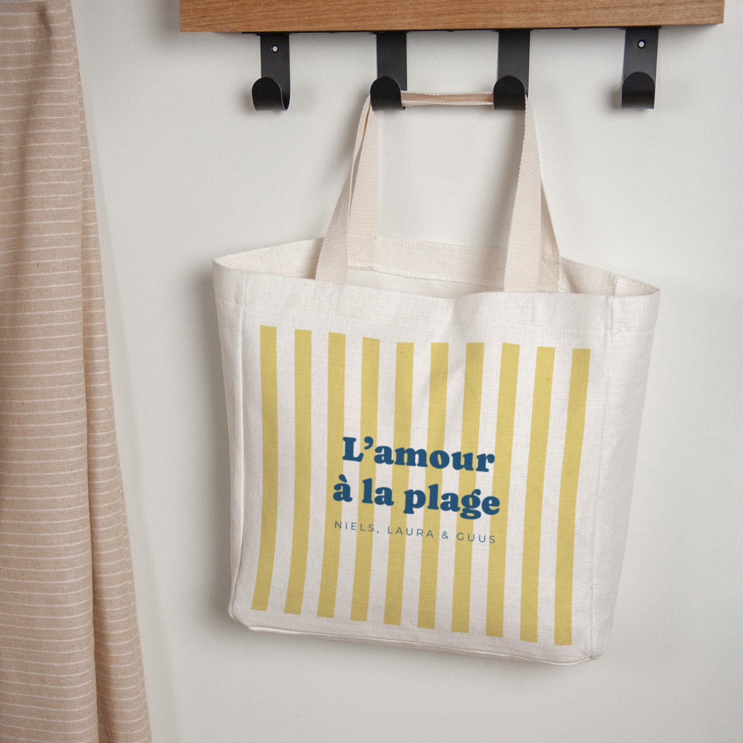 Tote Bag Objecten Handgreep van canvas foto N° 1