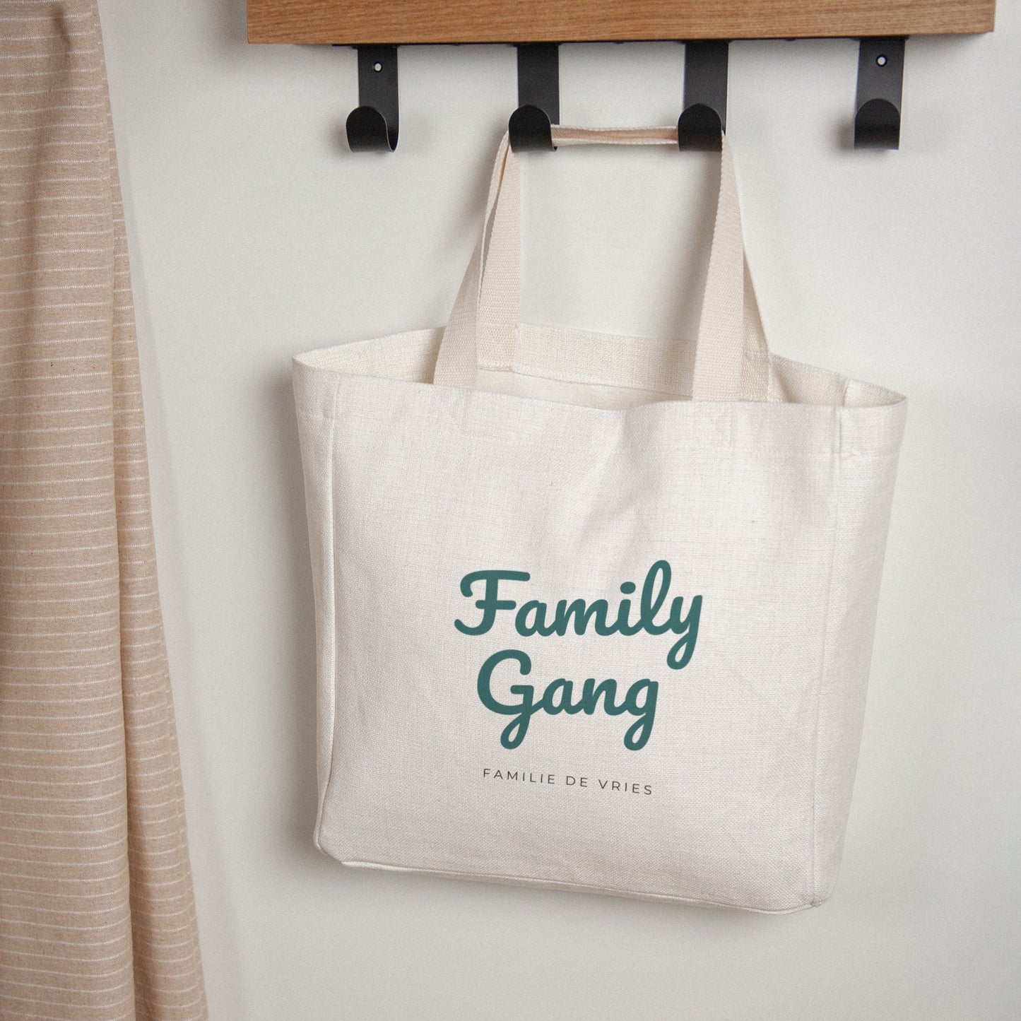 Tote Bag Objecten Handgreep van canvas foto N° 1