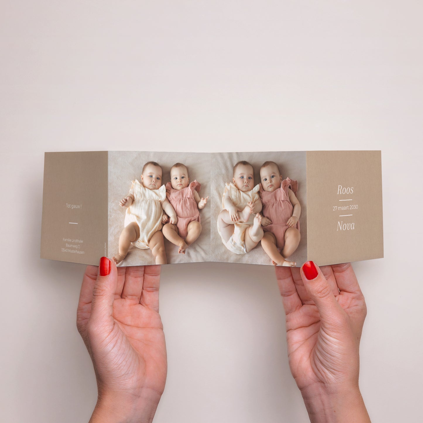 Uitnodigingskaart Geboorte Accordeon foto N° 3