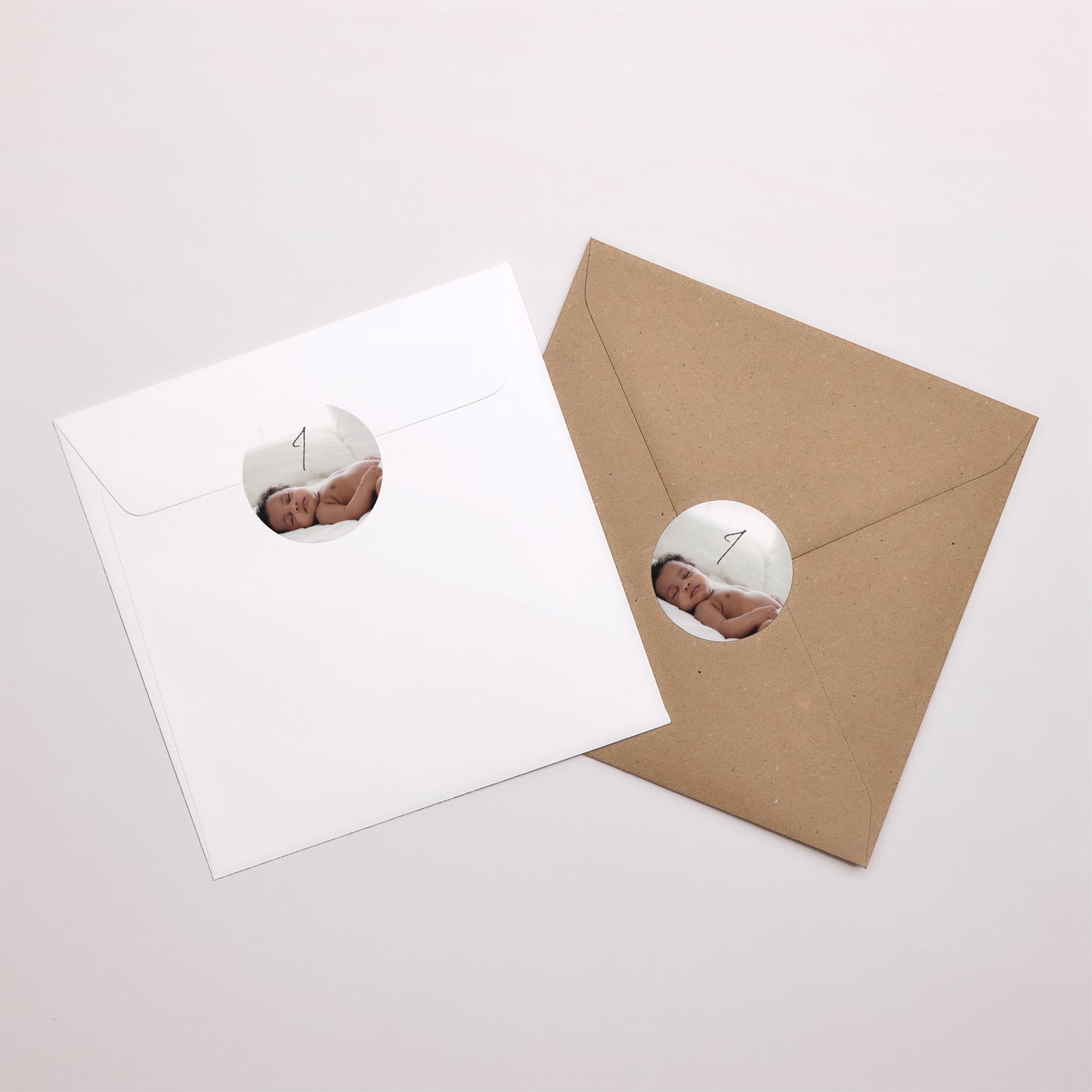 Sticker Geboorte Cirkel Fotokoekje foto N° 3