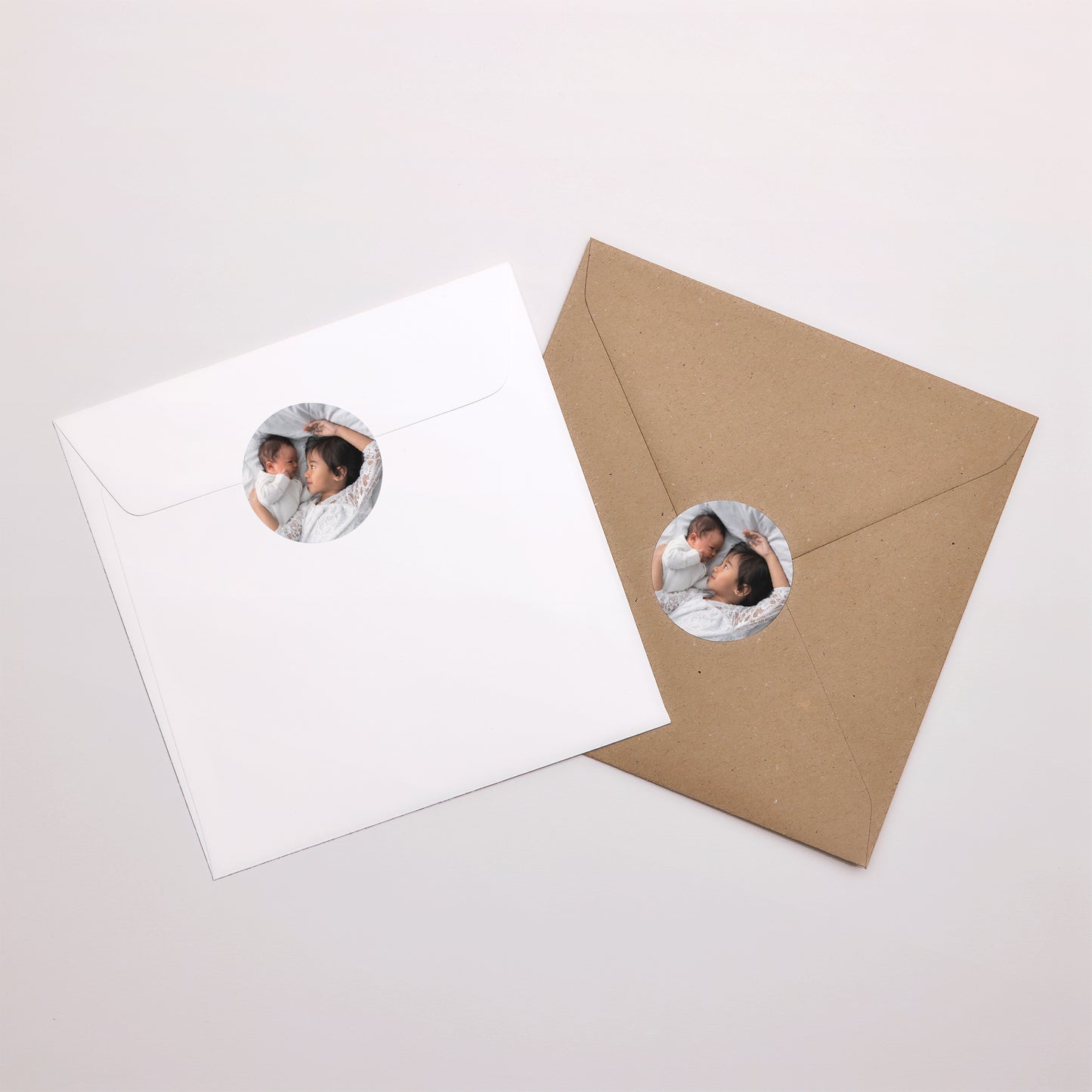 Sticker Geboorte Cirkel gezuiverd kraft foto N° 3