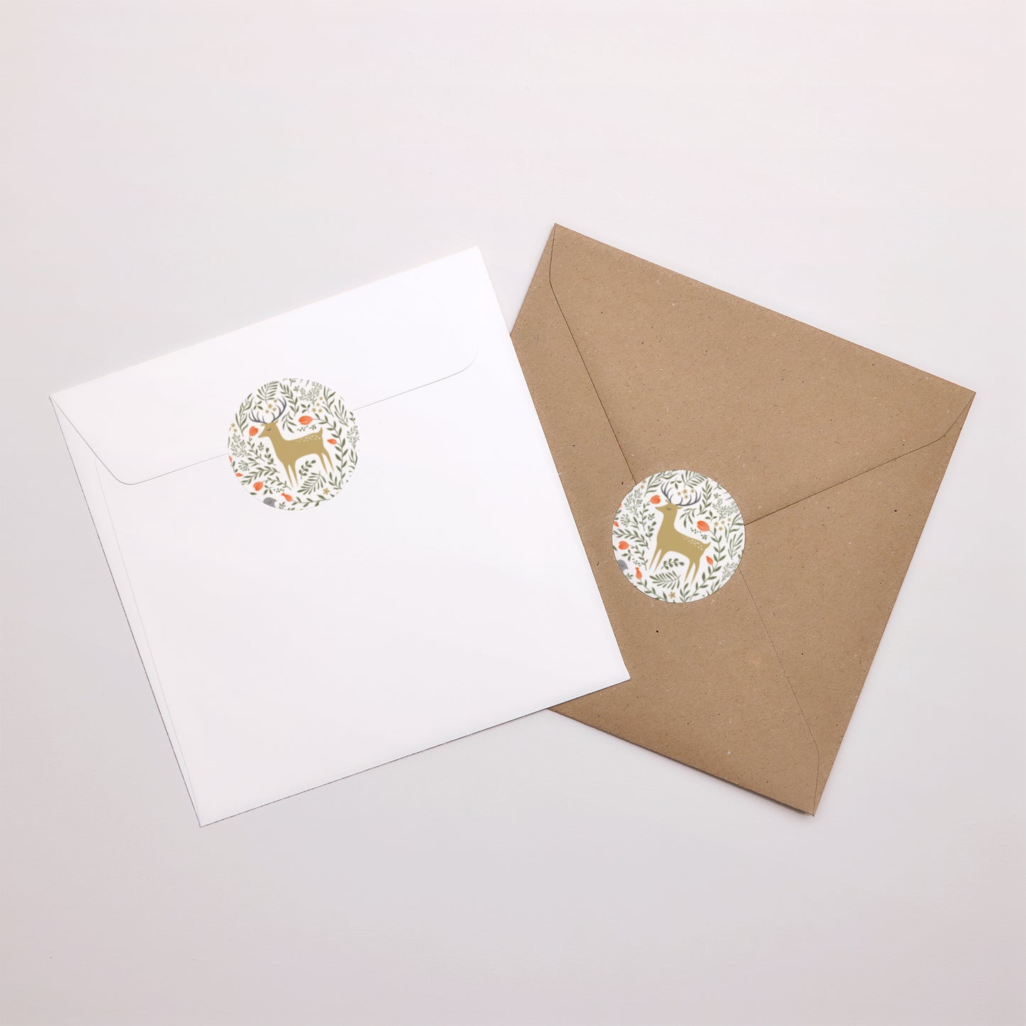 Sticker Geboorte Cirkel Laten we door het bos wandelen II foto N° 3