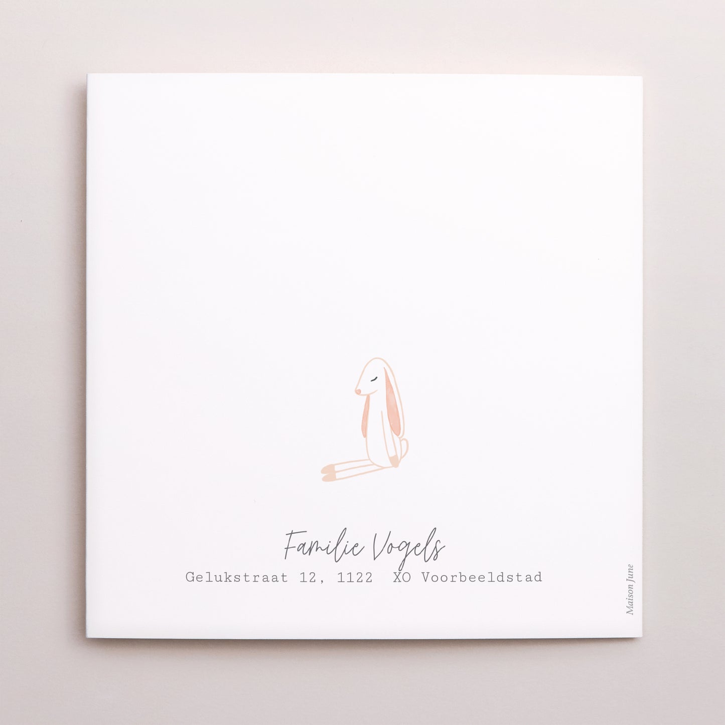 Uitnodigingskaart Geboorte Drieluiks vensteropening Tweepersoons sleutels II foto N° 3